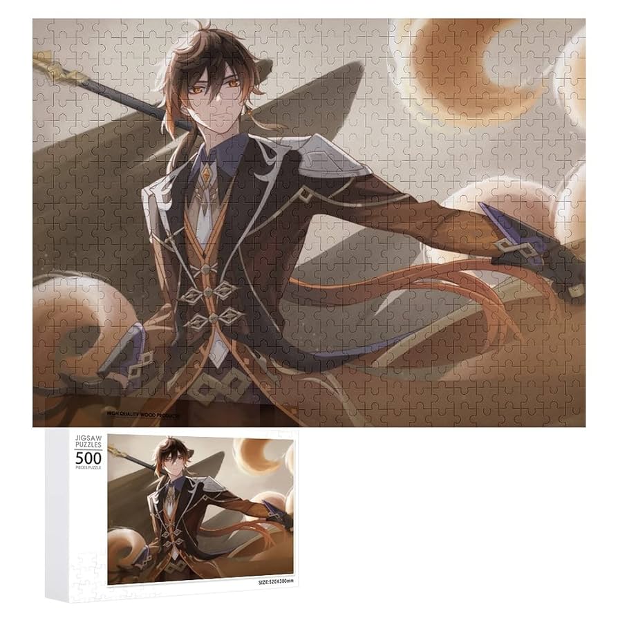 Amazon.co.jp: 原神-イケメンな鍾離ジグソーパズル500 PCS 人気